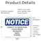 Signmission Subject To Inspection Lunch Boxes Packages, 10 in W x Rectangle, Vinyl Decal OS-2PACK-NS-D-710-L-16637 - alternate 6